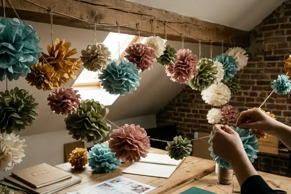 Tutoriel : Comment Fabriquer des Pompons en Papier de Soie