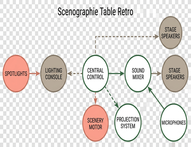 Image showing scenographie_table_retro