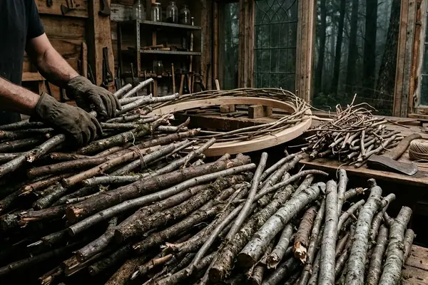 Tutoriel : Réaliser une Arche de Cérémonie en Branchages Récoltés en Forêt